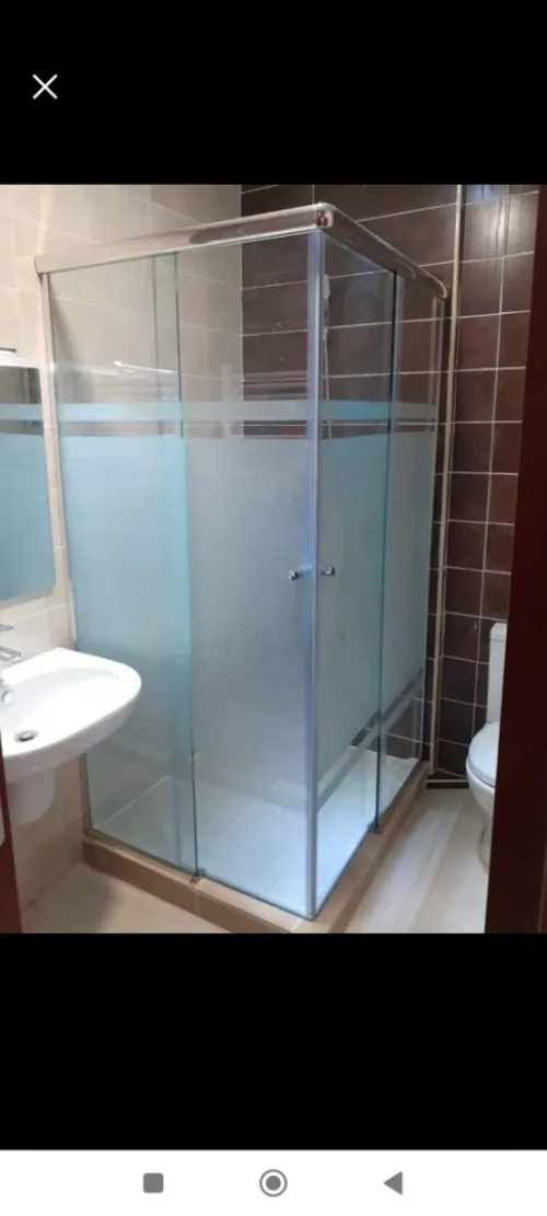 Cabine de douche en verre trempé