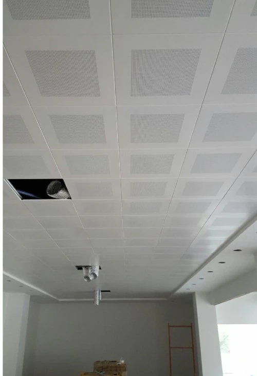 Fabrication faux plafond Aluminium clip-in system