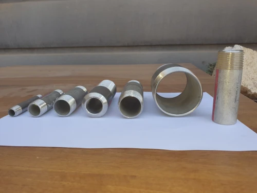 EMBOUT FILTEE SWAGE NIPPLE INOX & ACIER NOIR 316L 304L 