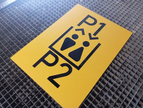 Fabrication Plaque Porte Bureau / Entreprise - Signalétique PMMA