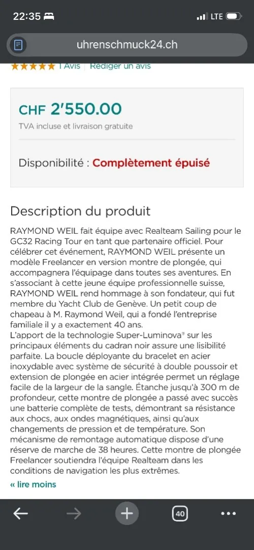 RAYMOND WEIL Freelancer 2760-TS3-50001