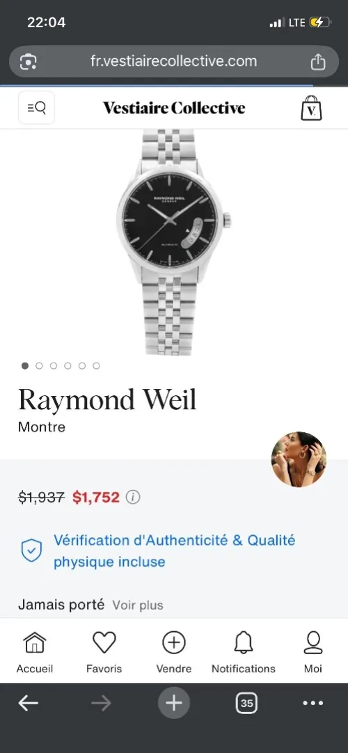 RAYMOND WEIL 2770