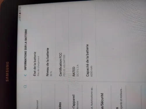 Samsung Galaxy Tab A 4G LT (SM-T555) 16Go 