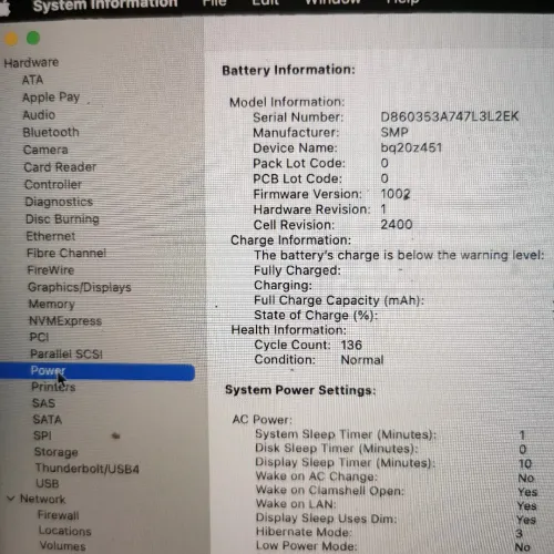 Macbook pro 2020