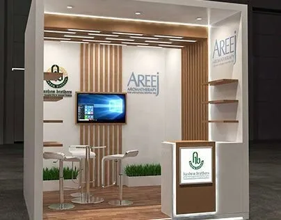 Stand d'exposition pour la foire