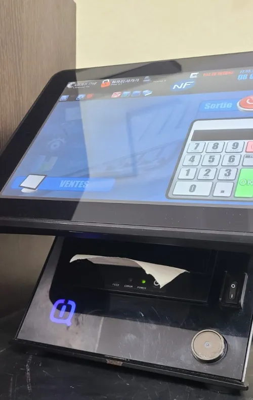 Caisse tactile jdc avec imprimante ticket intégré