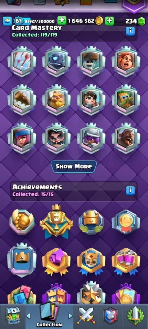 Compte Clash Royale