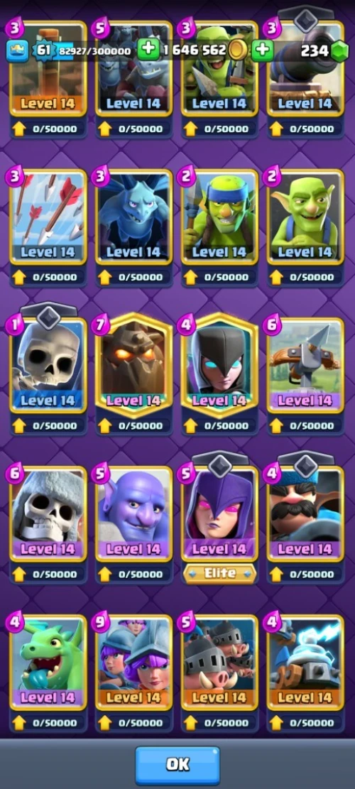 Compte Clash Royale