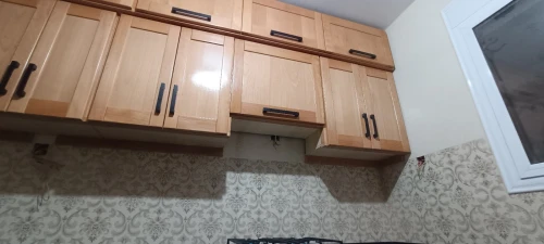Cuisine et dressing en bois hêtre