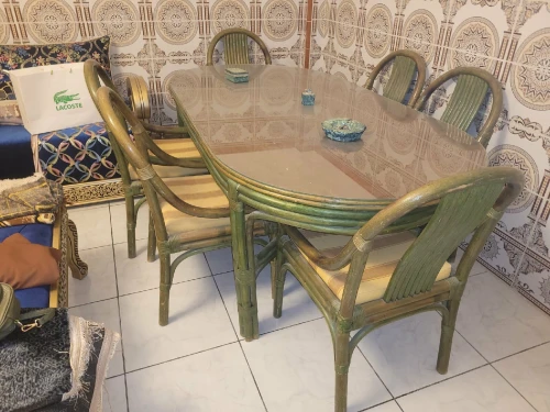 Table en bambou