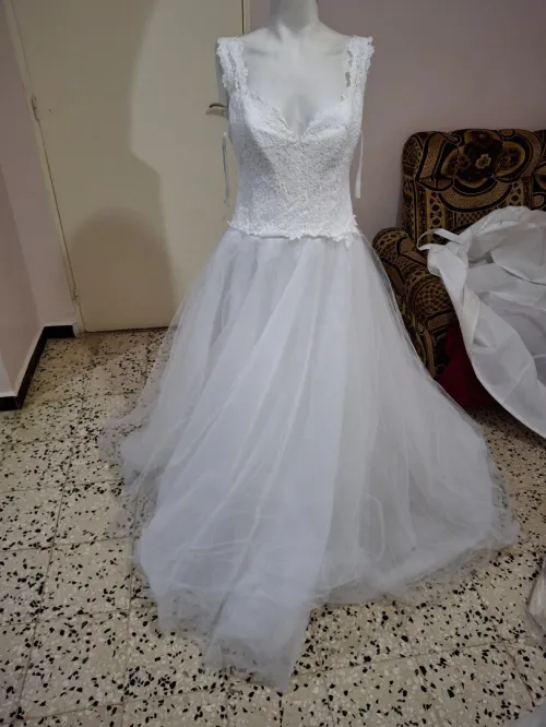 Ensemble Robes de mariées, Robes Blanches, Robes soirée