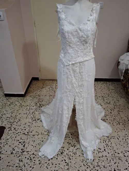 Ensemble Robes de mariées, Robes Blanches, Robes soirée