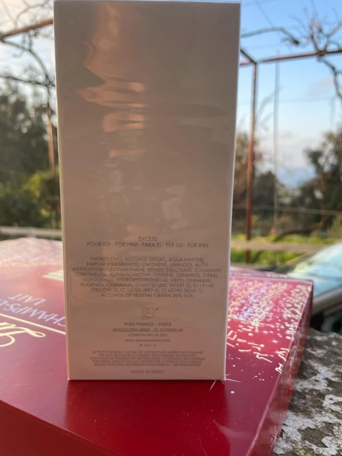 Parfum XS de pacco rabanne, venu de France avec son emballage 