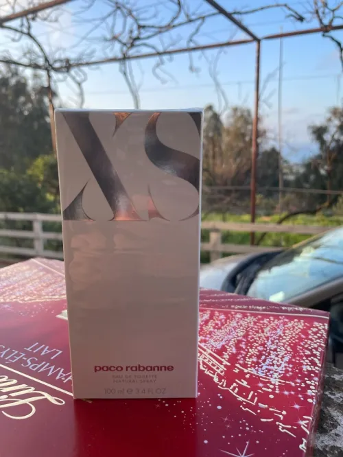 Parfum XS de pacco rabanne, venu de France avec son emballage 