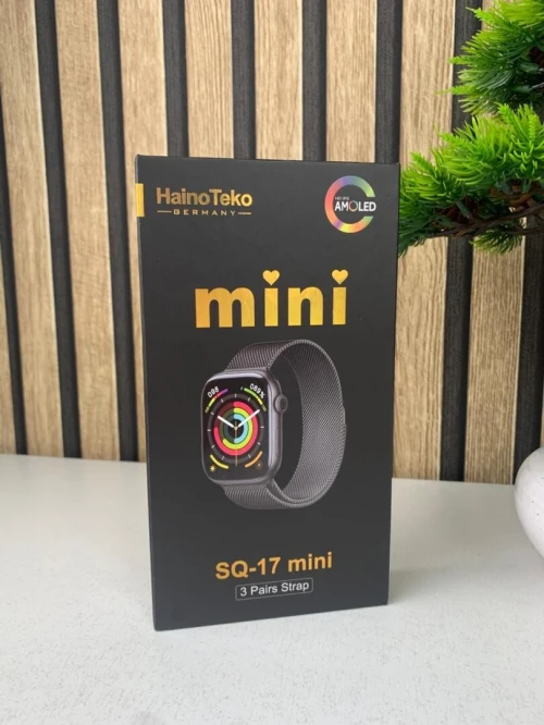 HainoTeko SQ-17 Mini Smart Watch Series 10 AMOLED avec 3 Bracelets