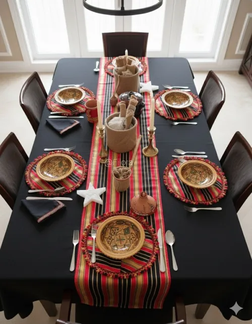 Décoration de table yennayer يناير