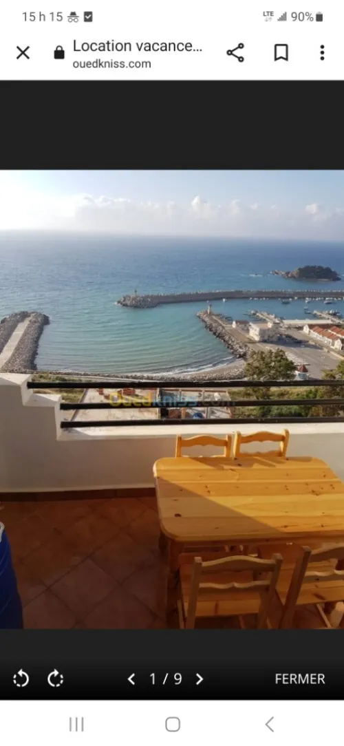 Location Appartement F3 Tizi Ouzou Tigzirt