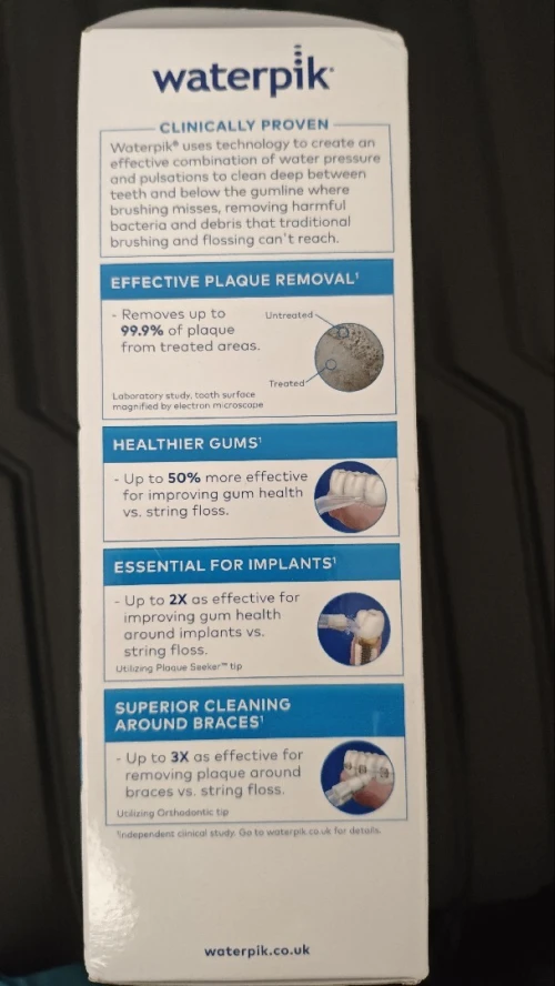 Waterpik cordless hydropulseur dentaire UK