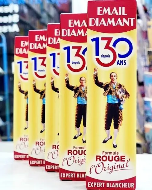 dentifrice email diamant rouge