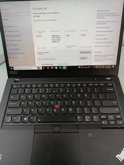 PC PORTABLE ThinkPad T14 Gen 1 OCCASION Ryzen 7 PRO 8 Go SSD 256 Go
