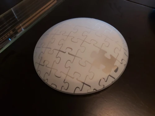 Plafonnier motif Puzzle
