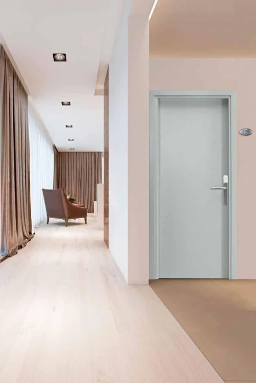 Porte chambre d'hôtel coupe-feu EI30 - EI60 avec serrure électronique à carte et logiciel d'encodage