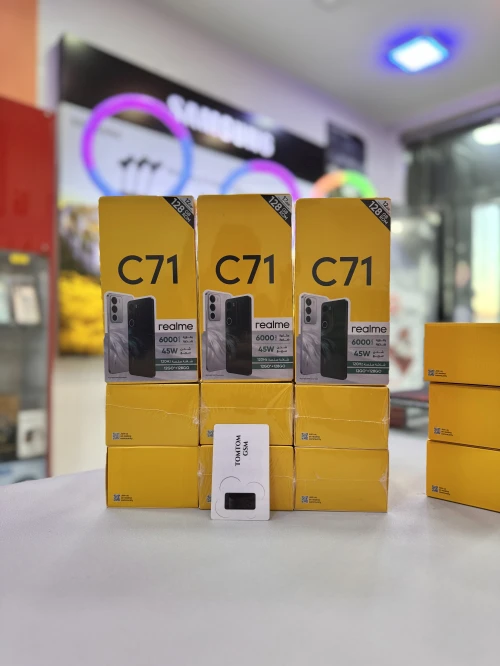 Realme C71 128Gb coffret-علبة مغلقة ضمان 12شهر-Garantie 1ans
