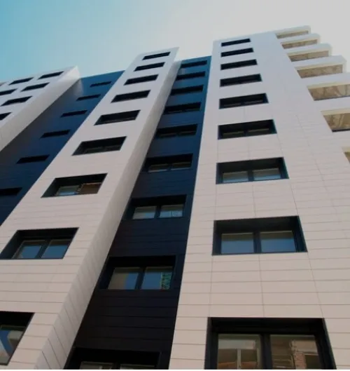 alico band ,mur rideau , Façade ventilé