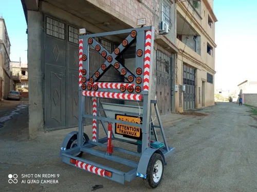 Remorque signalisation lumineuse 