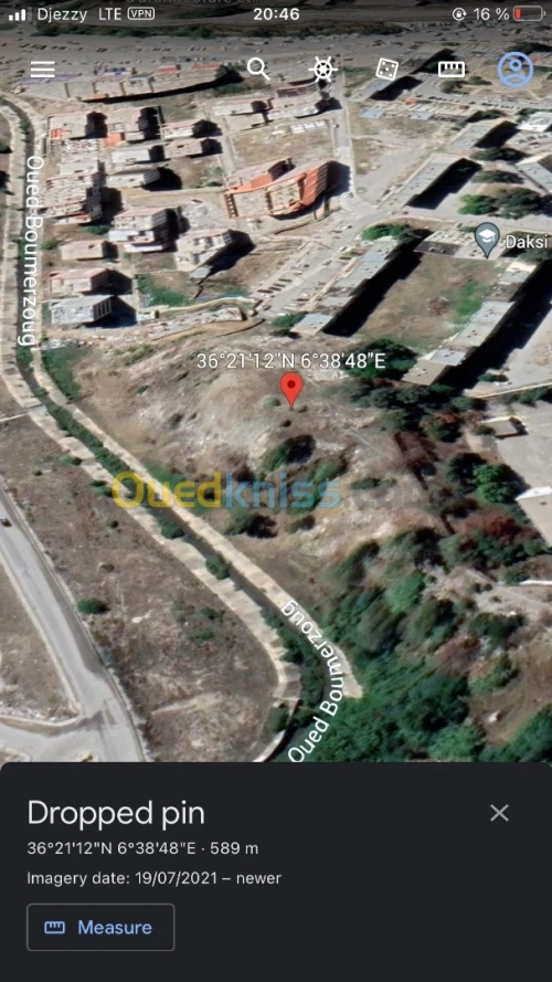 Vente Terrain Constantine Constantine