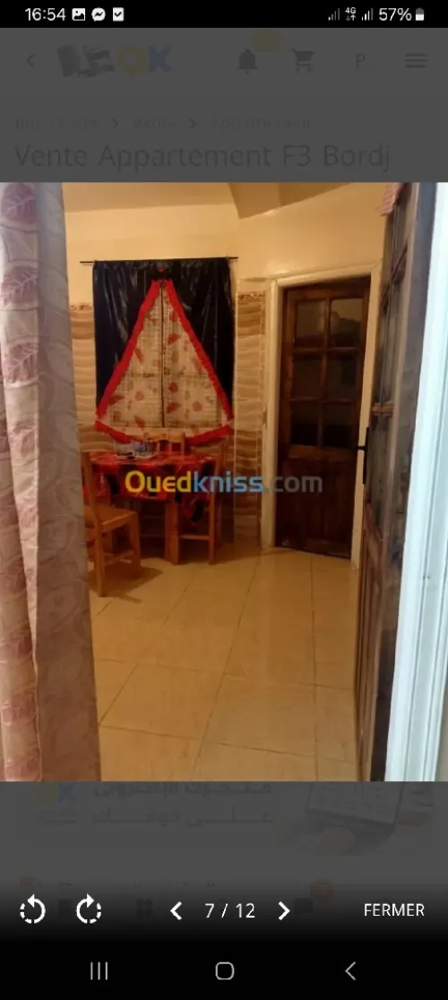 Vente Appartement F3 Bordj Bou Arreridj Sidi embarek