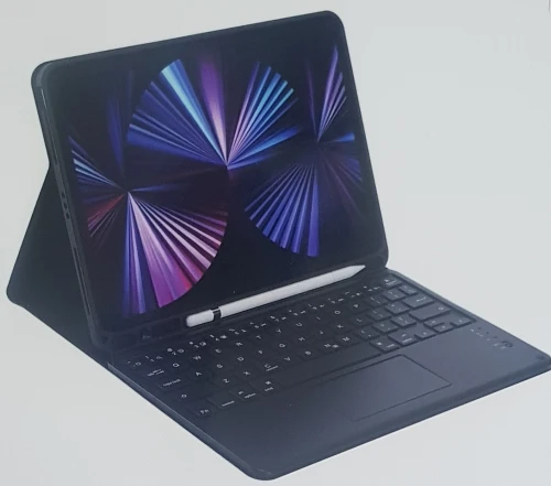 Pochette originale magnetic avec clavier touchpad et mode ecran on/off Samsung S9+ et S9 fe+