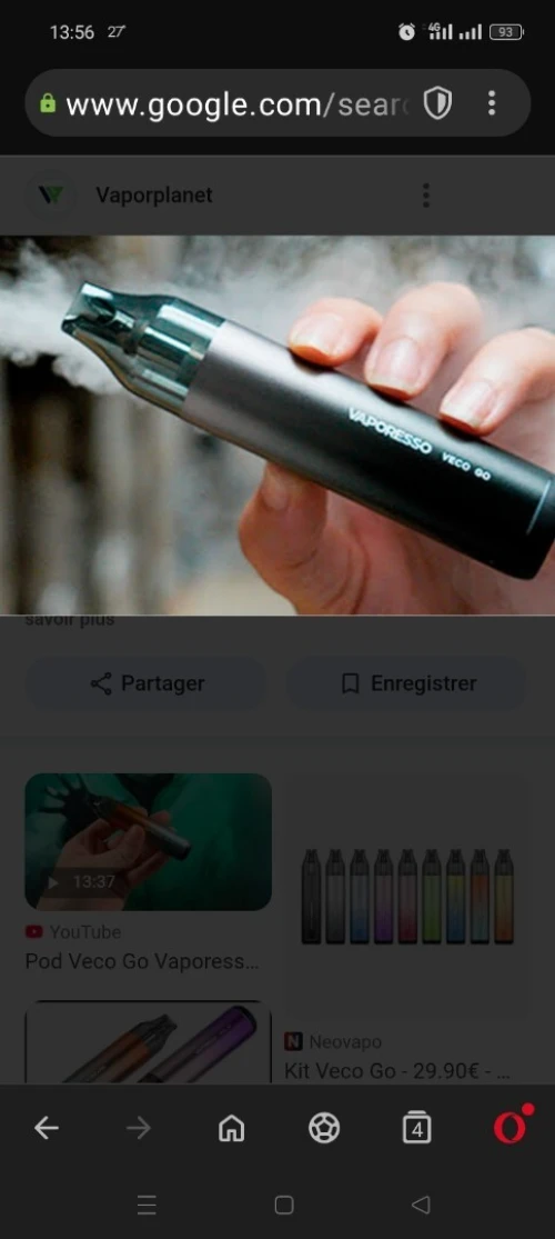 Cigarette électronique vaporesso Veco GO 