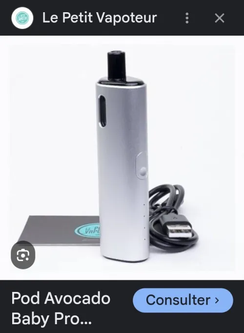 Cigarette électronique VAPTiO avocado 