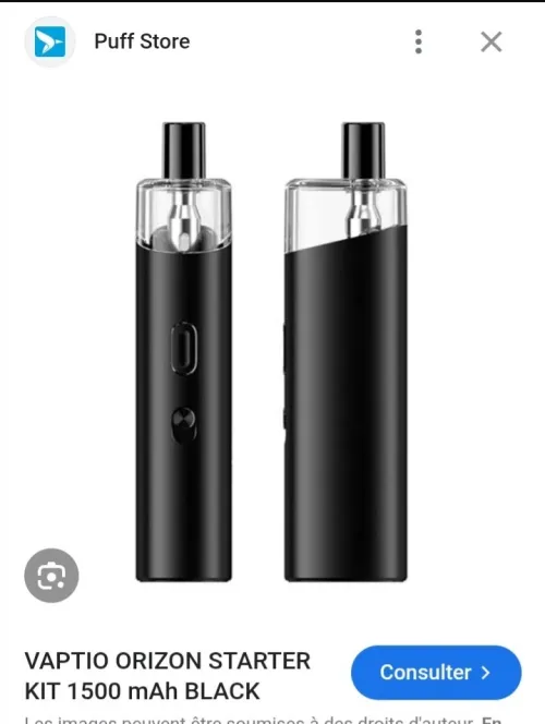 Cigarette électronique VAPTiO ORiZON 