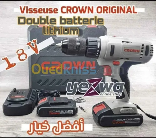 visseuse Crown 18v