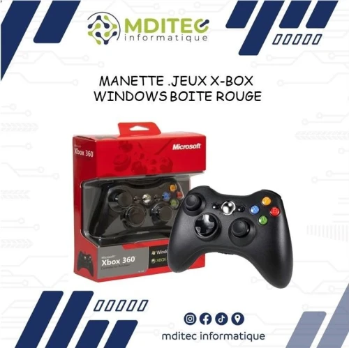 MANETTE XBOX 360 SANS FIL & AVEC FIL