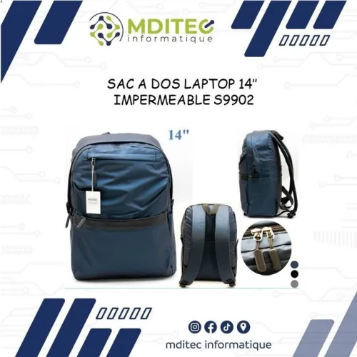 SAC A DOS LAPTOP 14'' 15.6'' 17''