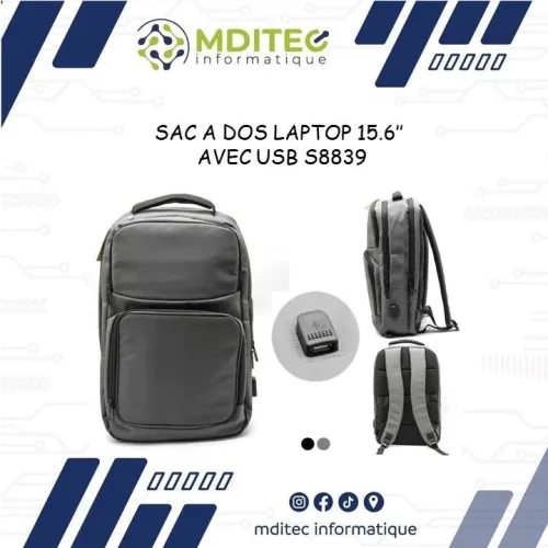 SAC A DOS LAPTOP 14'' 15.6'' 17''