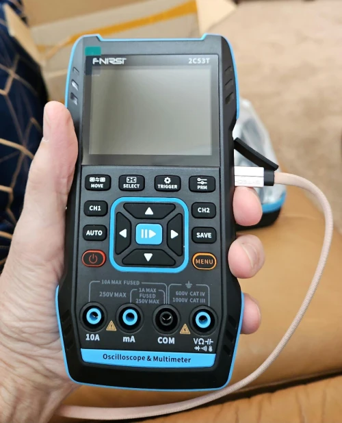 FNIRSI 2C53T Oscilloscope 50 MHz,3en1