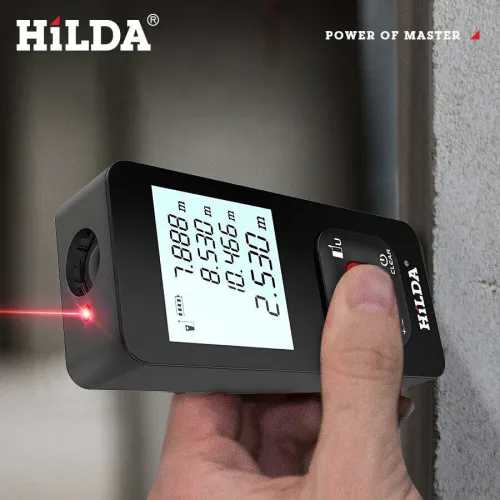 HILDA Mètre Laser 50M rechargeable