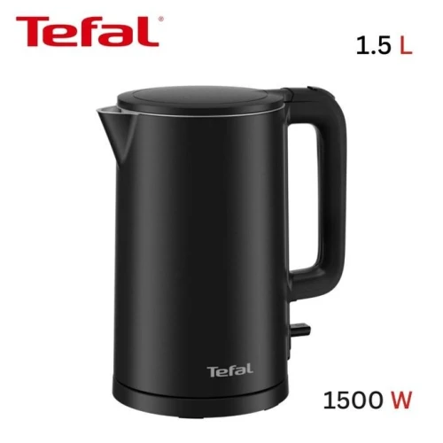 Tefal Bouilloire électrique Thermo Protect 1500W - 1.5L Noir