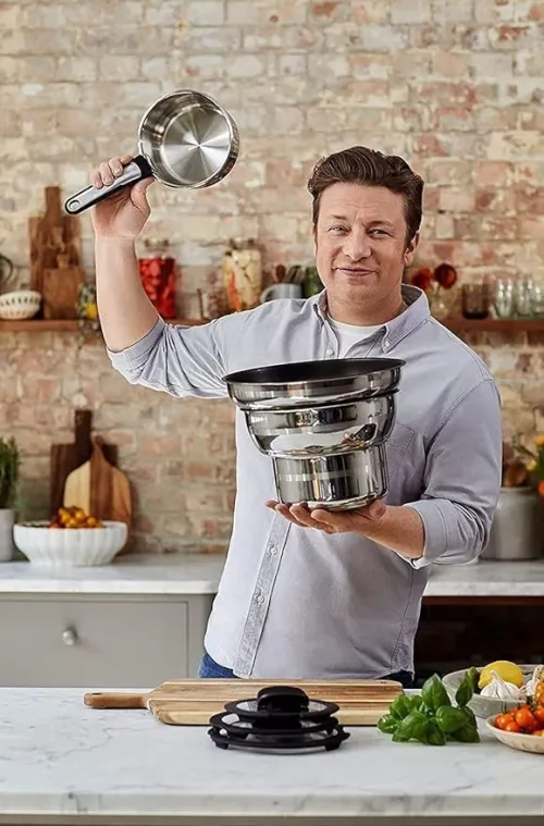 Tefal Set de Casseroles Ingenio Jamie Oliver 9Pieces L9569132