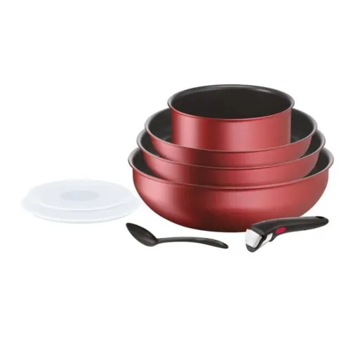 Tefal Batterie De Cuisine Ingenio Daily Chef Rouge 8 pièces