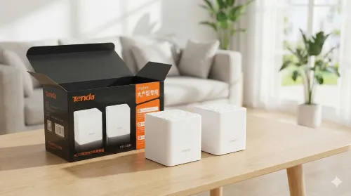 Système WiFi Mesh Tenda AC1200 (Pack de 2) - Couverture Totale & Puissante