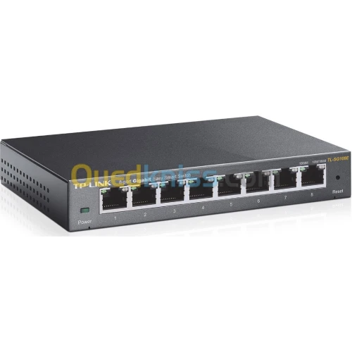 TP-Link TL-SG108E Manageable Switch Ethernet 8 Ports Gigabit Hub RJ45, Switch Manageable