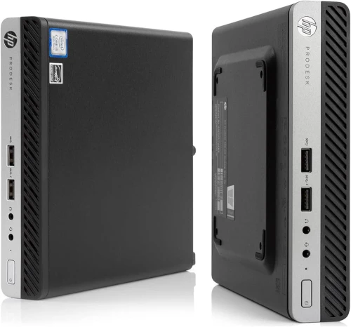 HP ProDesk 400 G4 Mini (i5 8ème Gen | 8Go | 256Go SSD + NVMe) - Double Stockage