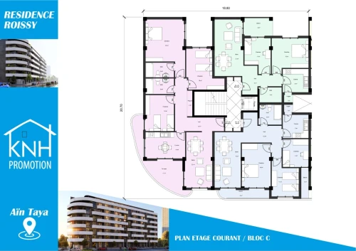 Vente Appartement F4 Alger Ain taya