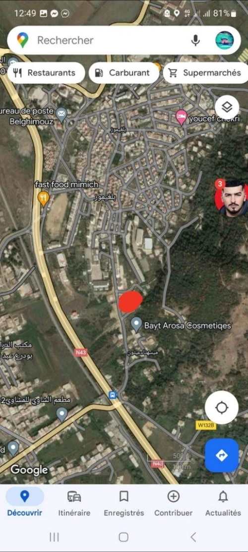 Vente Terrain Jijel Djemaa beni habibi