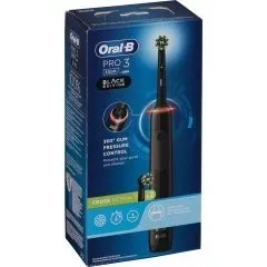 Brosse À Dents Électrique Oral-B PRO3 3000 Black Édition + 1 Brossette Offerte
